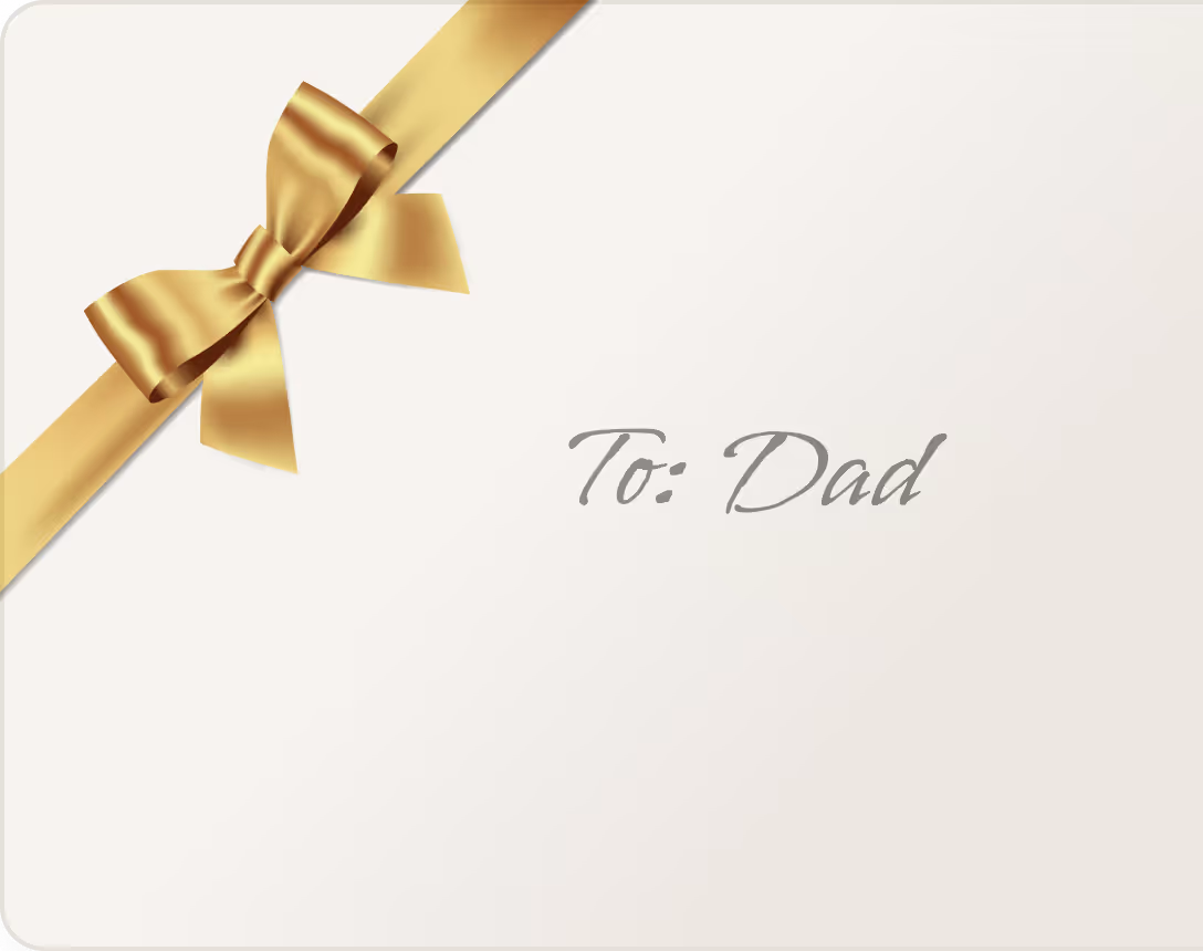 An image of a letter titled "To: Dad"