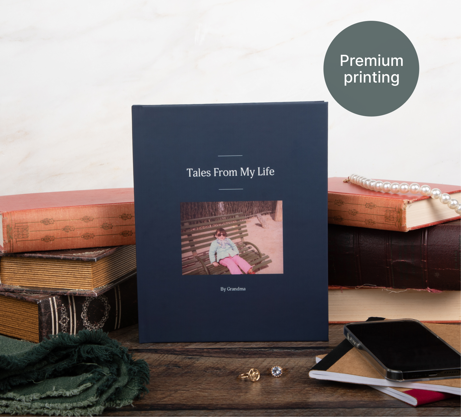 A photo of of the Remento book on a table