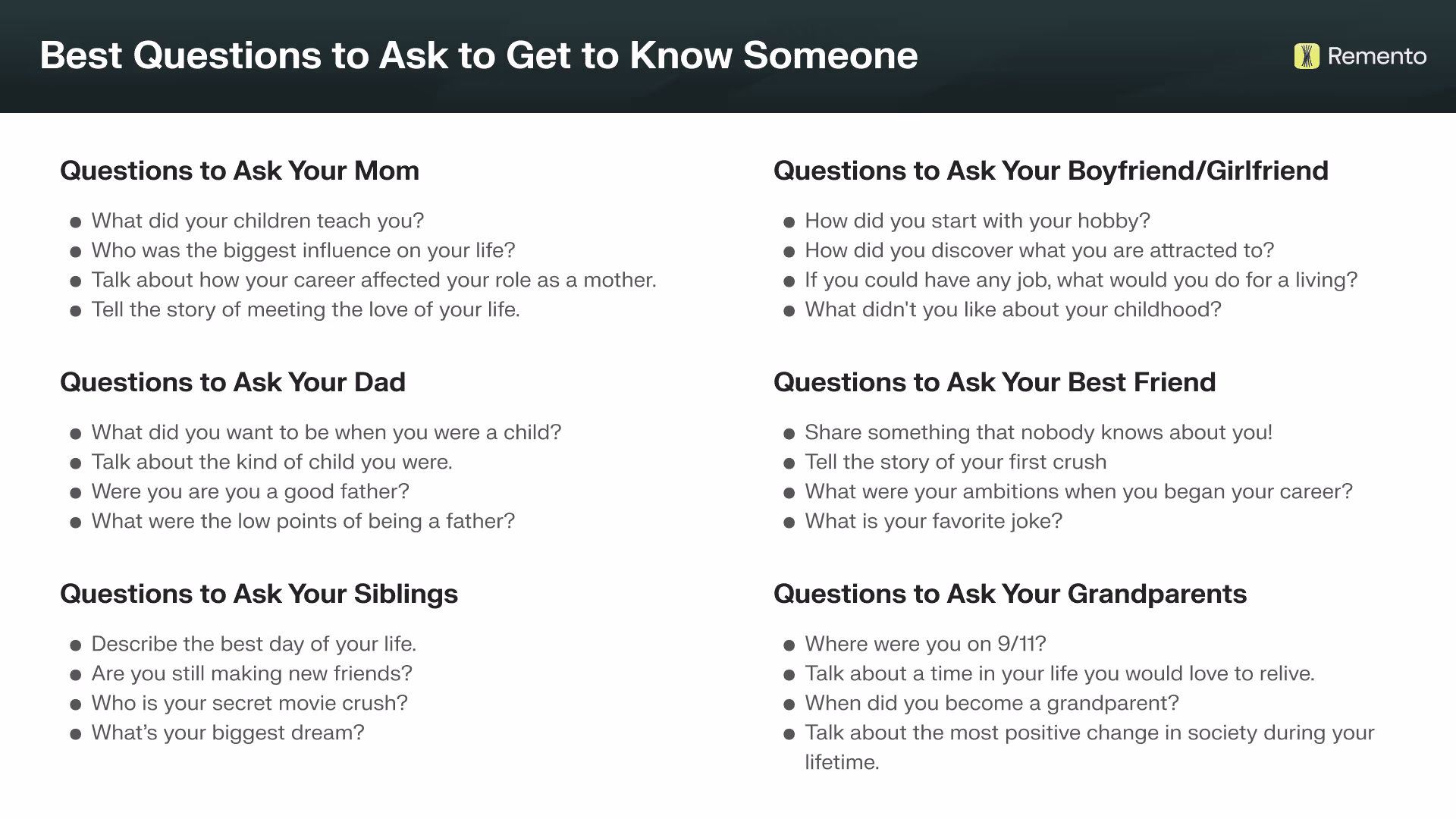 Best Questions to Ask to Get to Know Someone