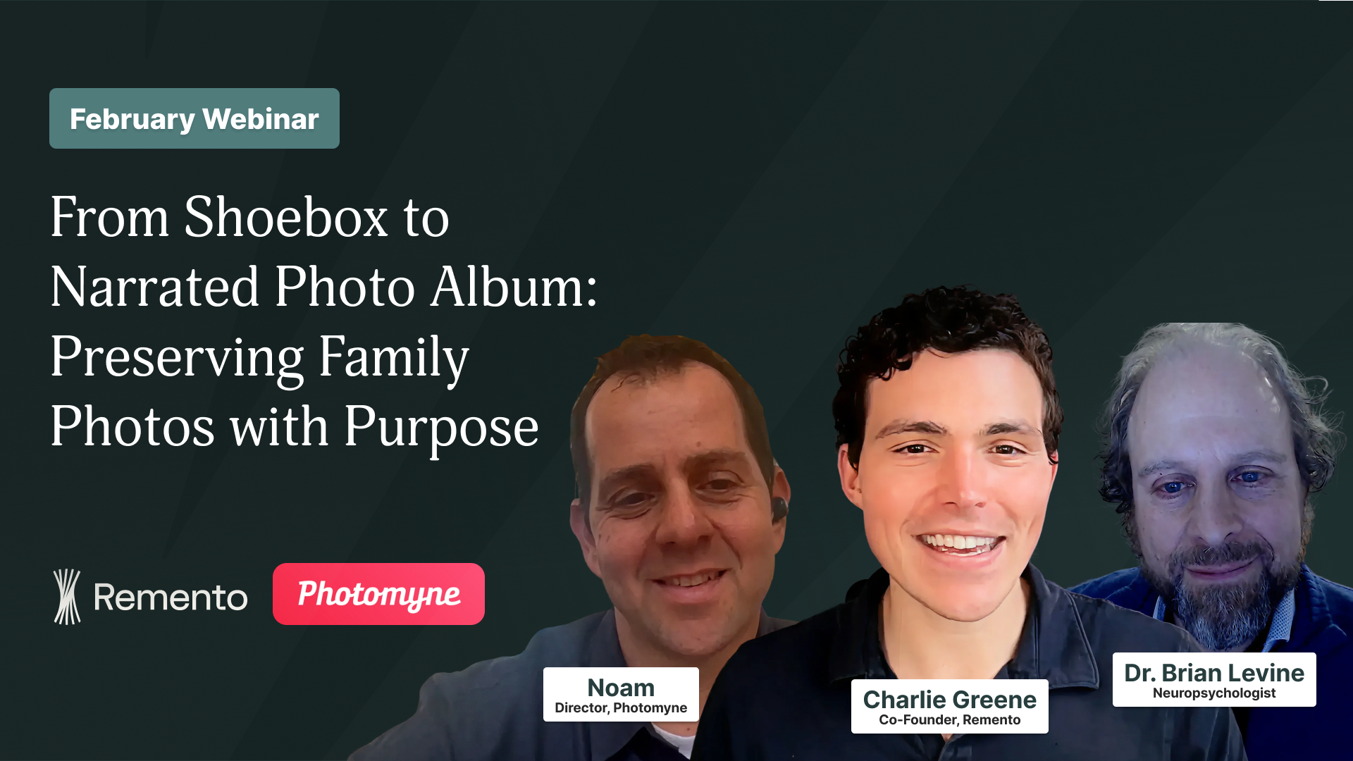 How Photos Unlock Stories That Last | Key Takeaways from the February Remento Webinar